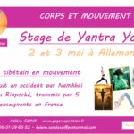 stage yantra yoga Allemans 2 et 3 mai 2026